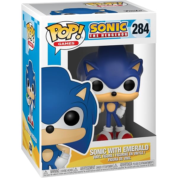 Funko POP! Games #854 Sonic The Hedgehog Limited Edition Flocked